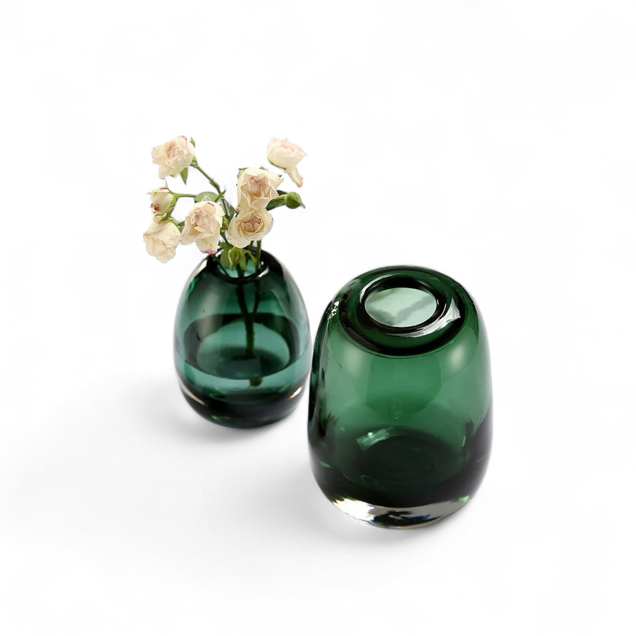 Japanese Style Round Glass Vase