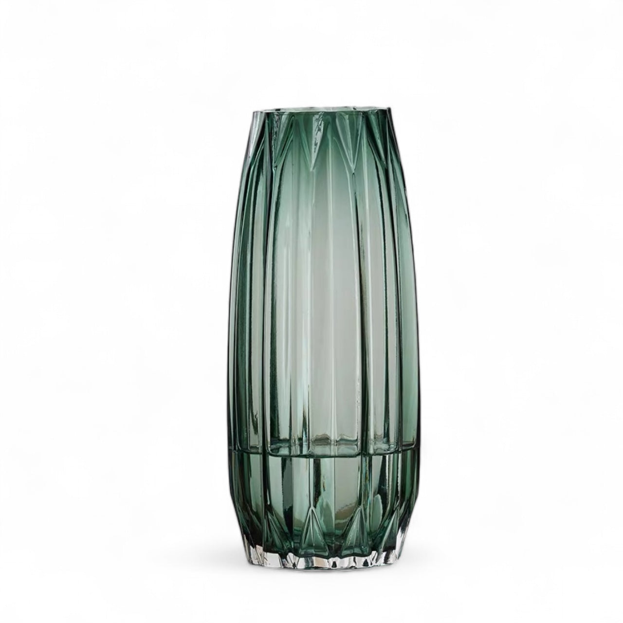 Coloured Hue Crystal Vase