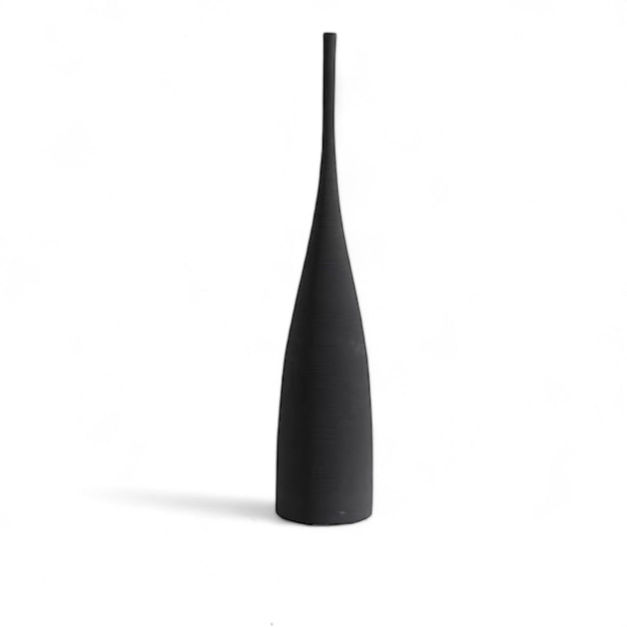 Ceramic Silhouette Black Vase