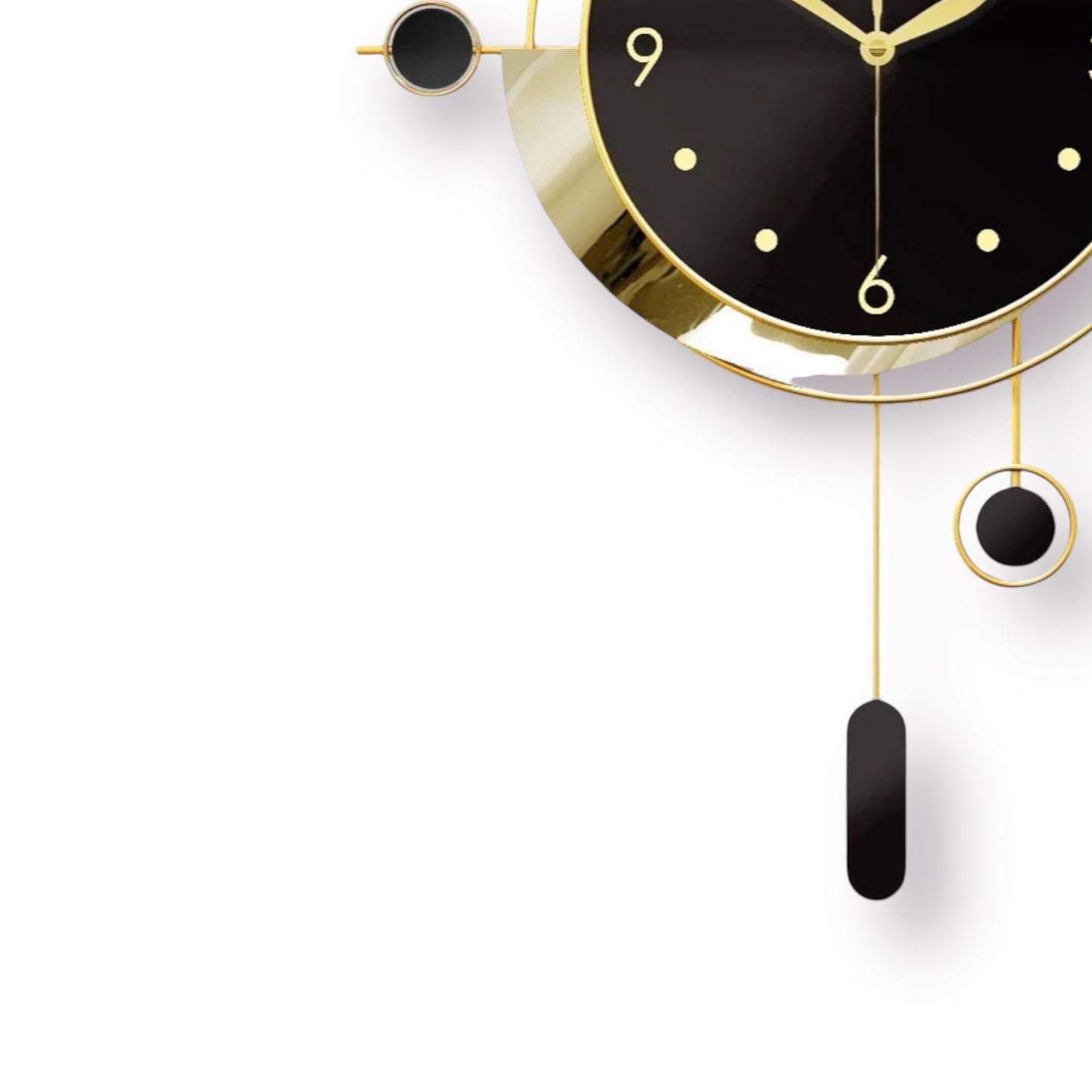 Black Gold Wall Clock