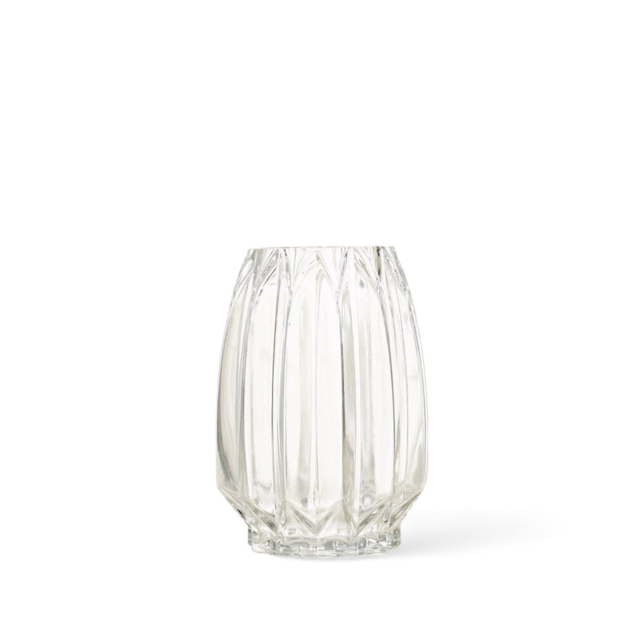 Coloured Hue Crystal Vase